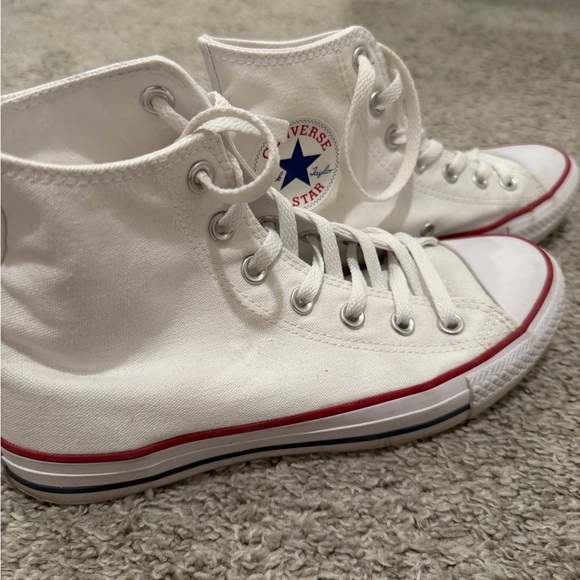 Converse Classic White High-Tops - Picture 2 of 8